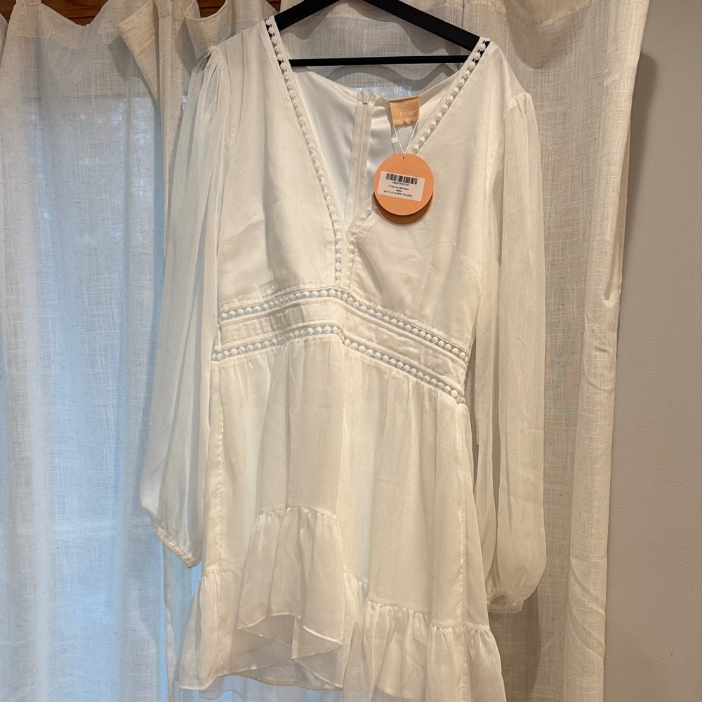 Elegant White Midi Dress